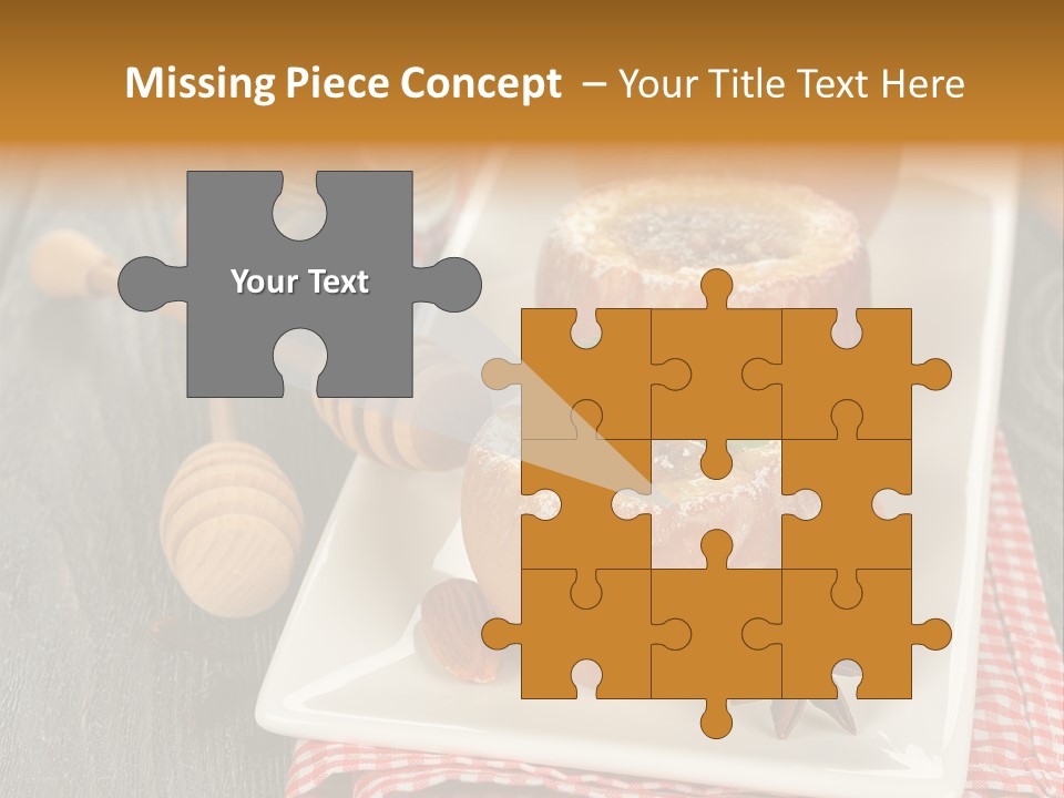 Food White Natural PowerPoint Template