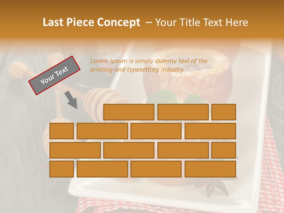 Food White Natural PowerPoint Template