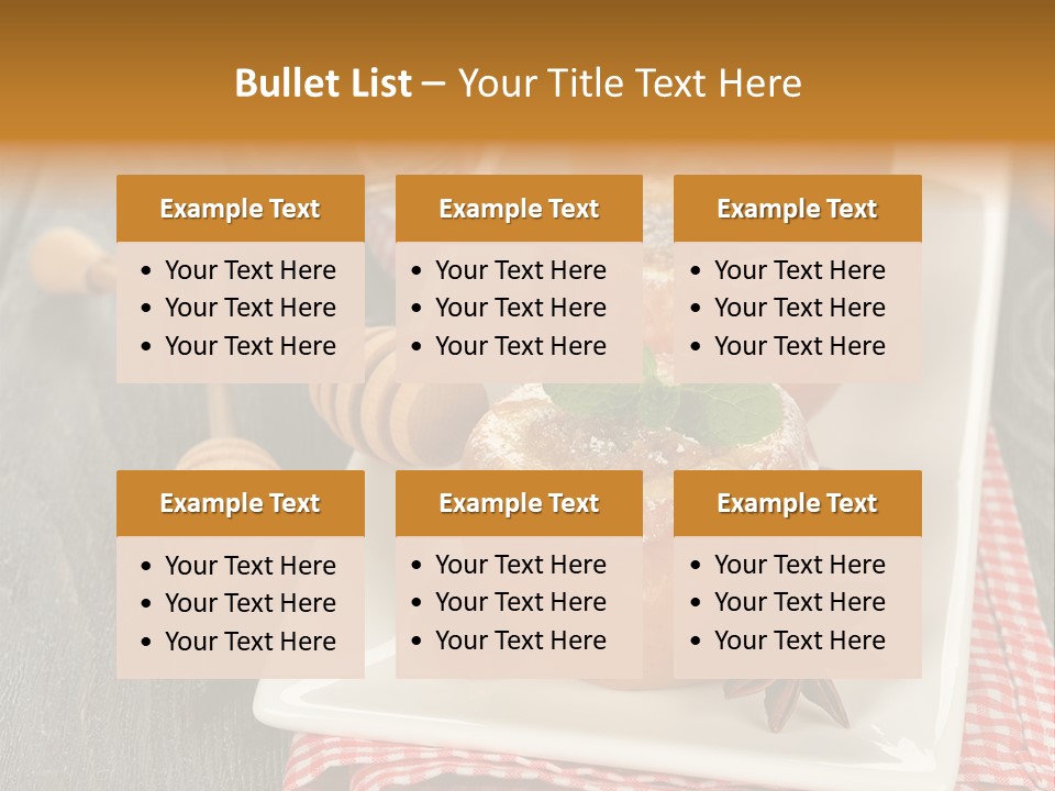 Food White Natural PowerPoint Template