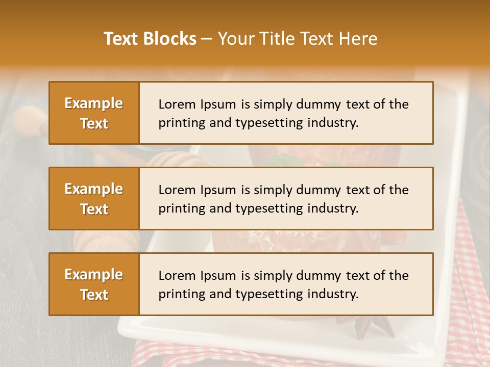 Food White Natural PowerPoint Template