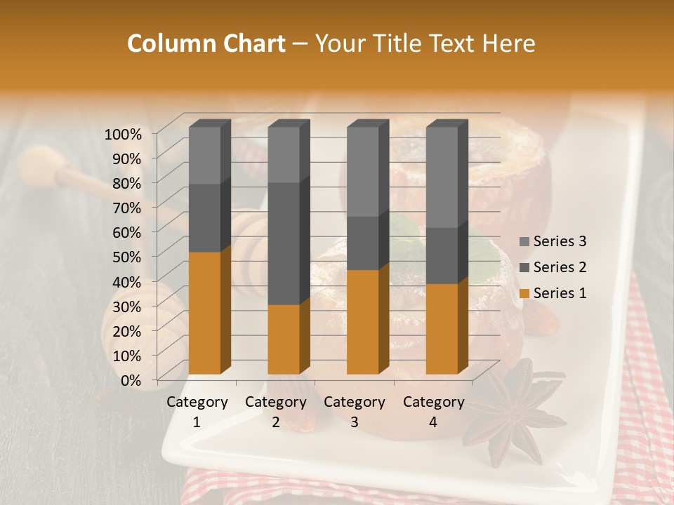 Food White Natural PowerPoint Template