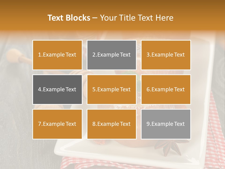 Food White Natural PowerPoint Template