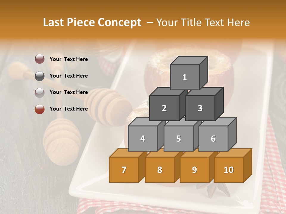 Food White Natural PowerPoint Template