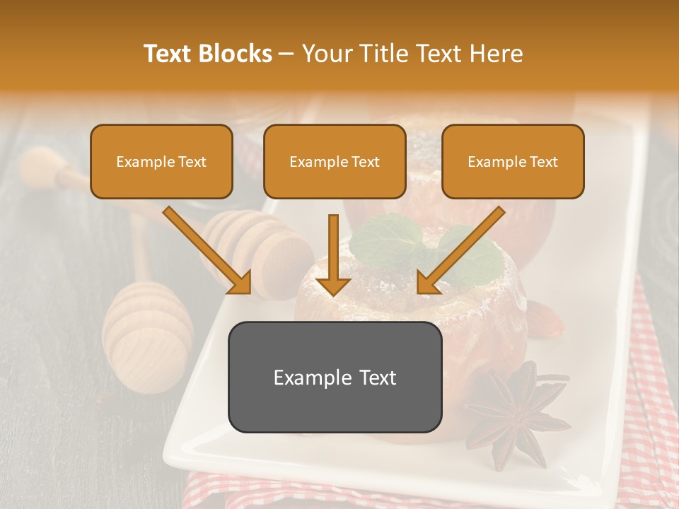 Food White Natural PowerPoint Template
