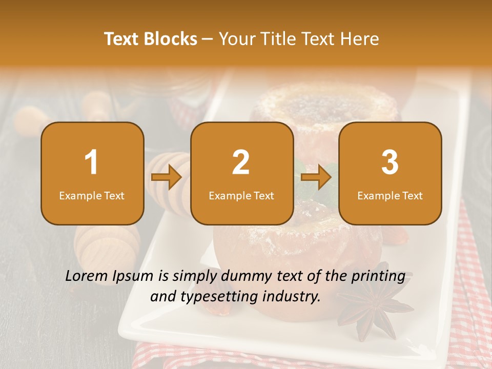 Food White Natural PowerPoint Template