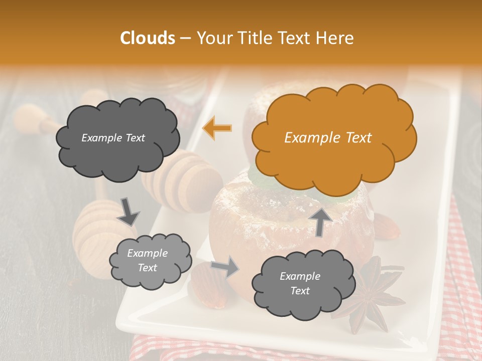 Food White Natural PowerPoint Template