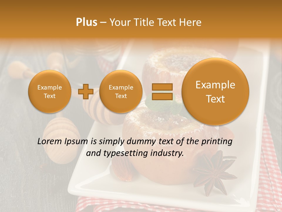 Food White Natural PowerPoint Template