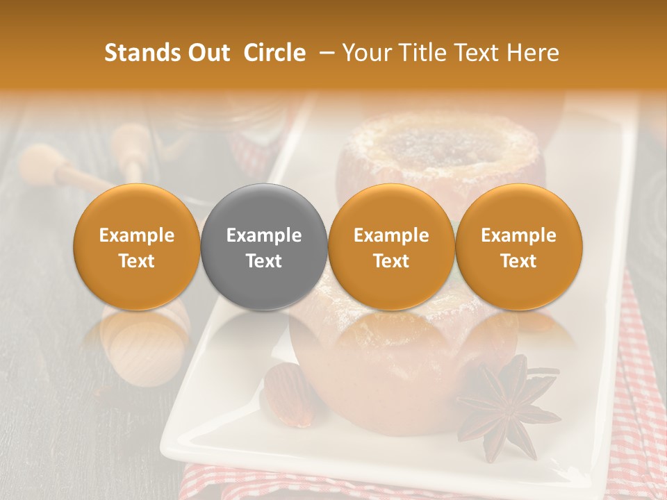 Food White Natural PowerPoint Template