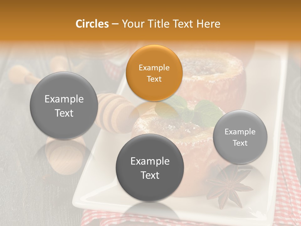 Food White Natural PowerPoint Template