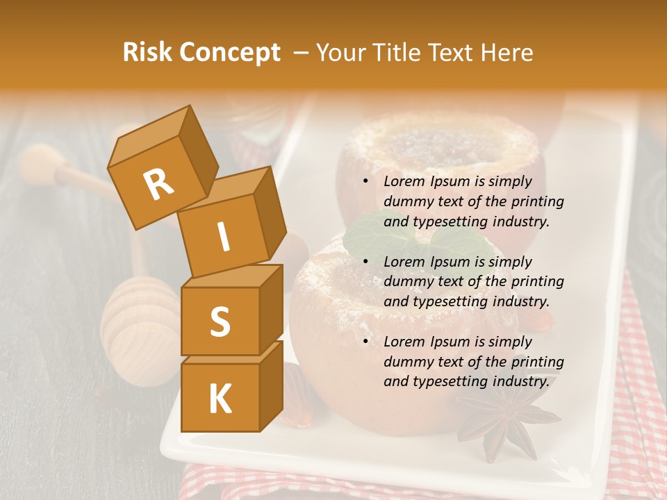 Food White Natural PowerPoint Template