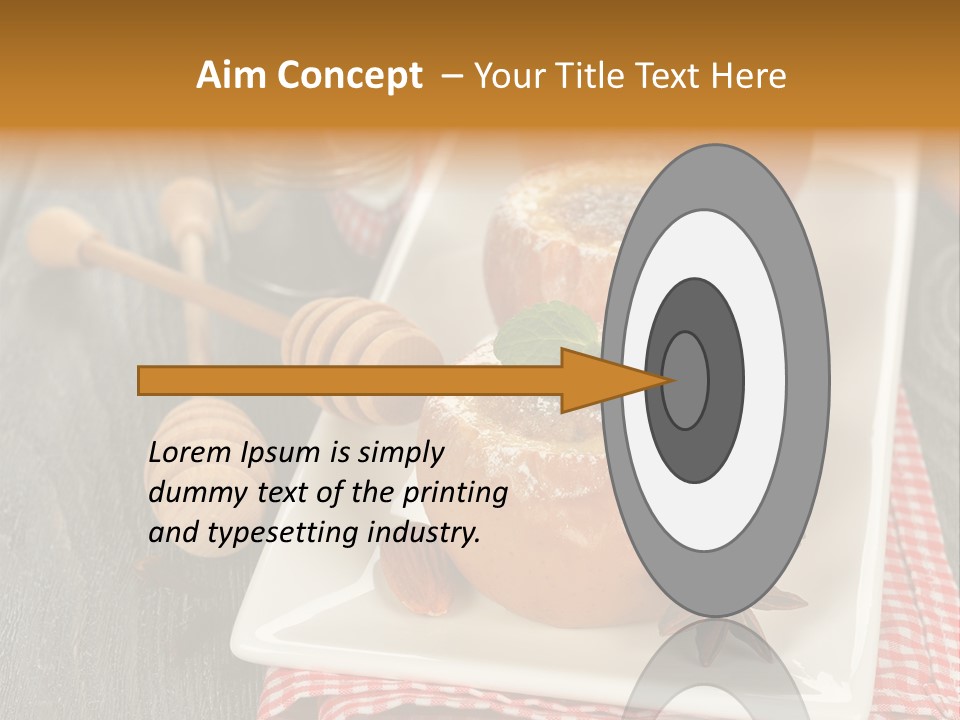 Food White Natural PowerPoint Template