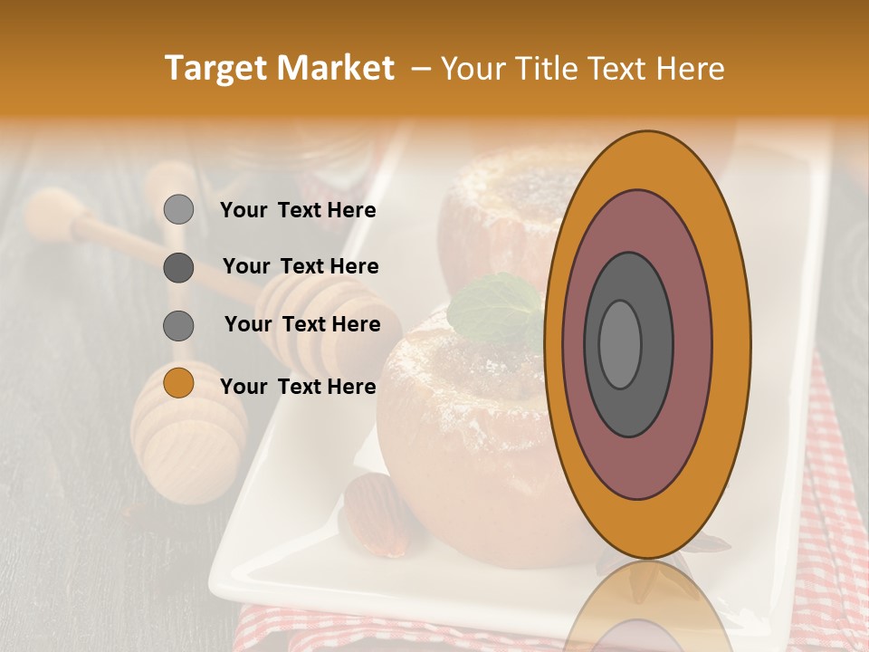 Food White Natural PowerPoint Template