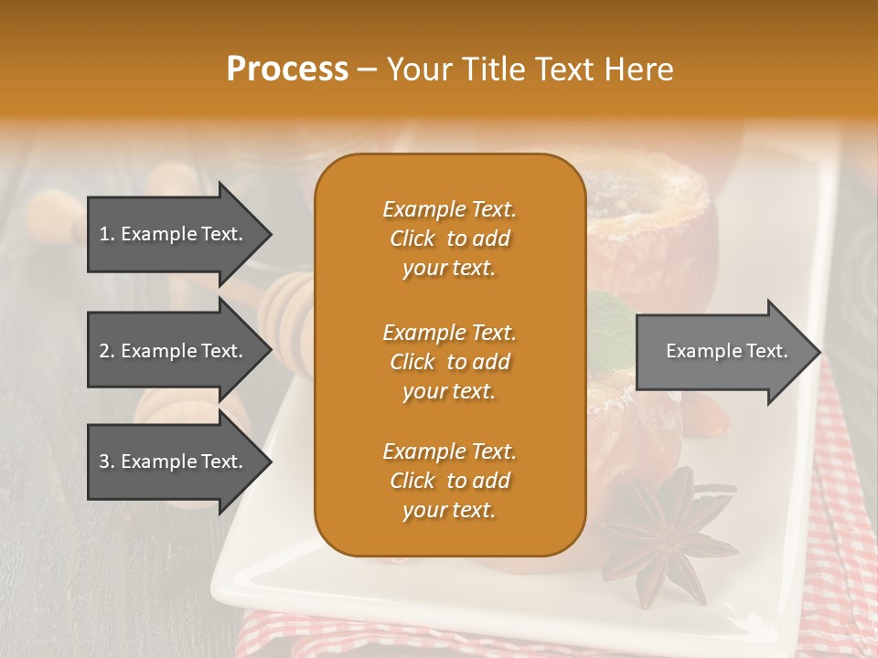 Food White Natural PowerPoint Template