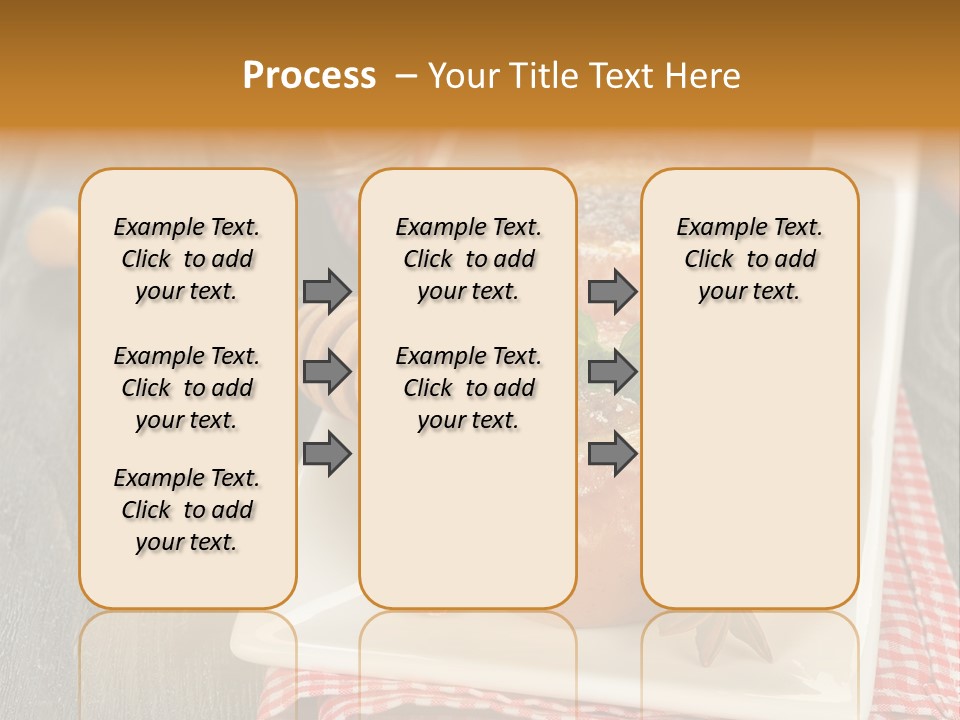Food White Natural PowerPoint Template