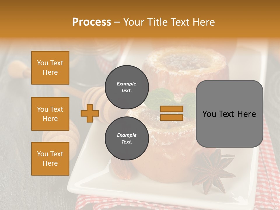 Food White Natural PowerPoint Template