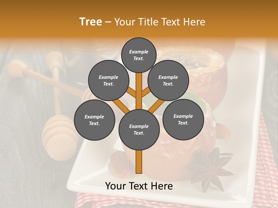 Food White Natural PowerPoint Template