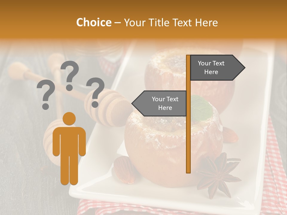 Food White Natural PowerPoint Template