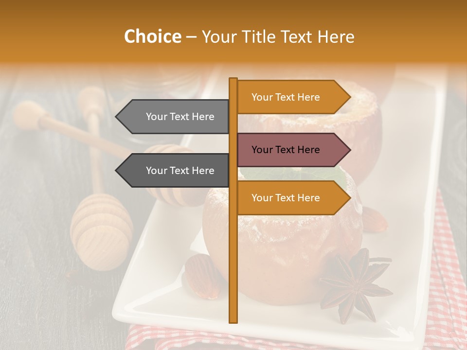 Food White Natural PowerPoint Template