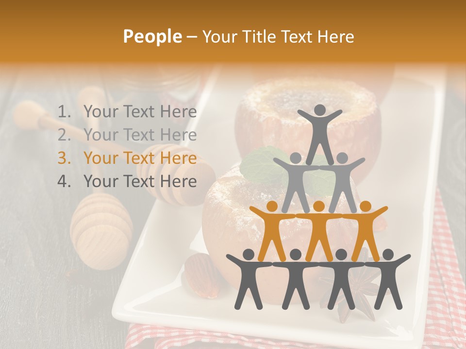 Food White Natural PowerPoint Template