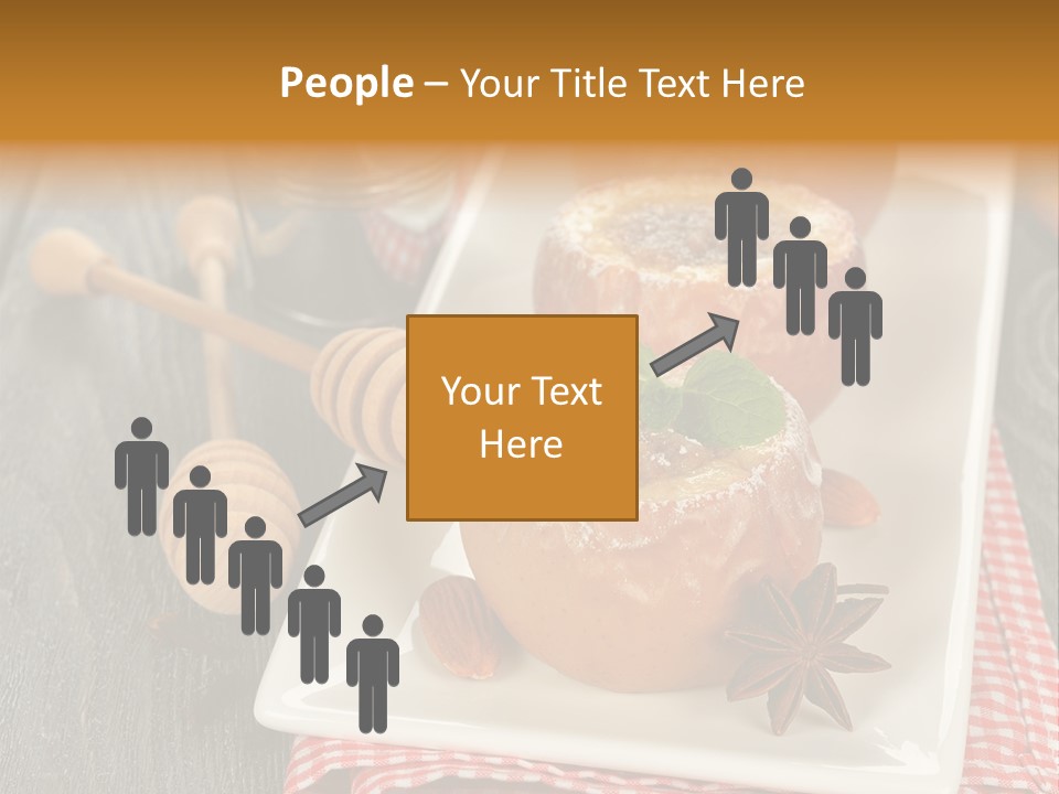 Food White Natural PowerPoint Template