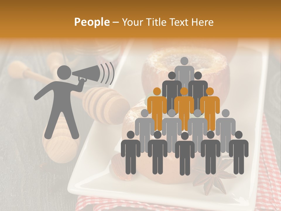 Food White Natural PowerPoint Template