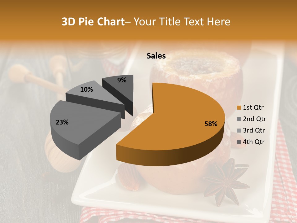 Food White Natural PowerPoint Template