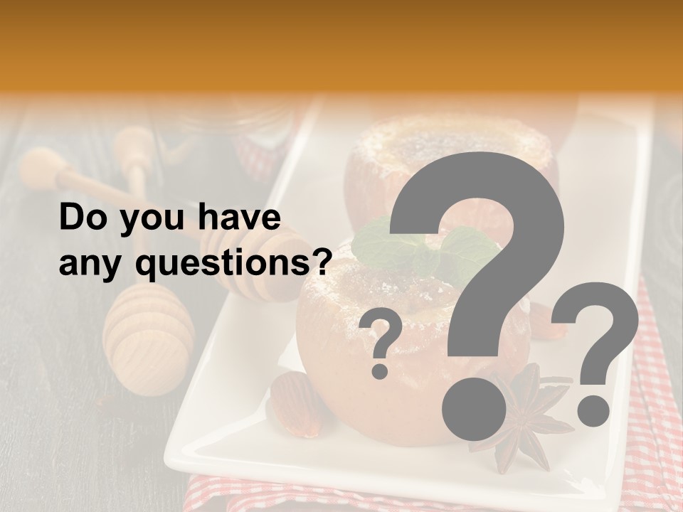 Food White Natural PowerPoint Template