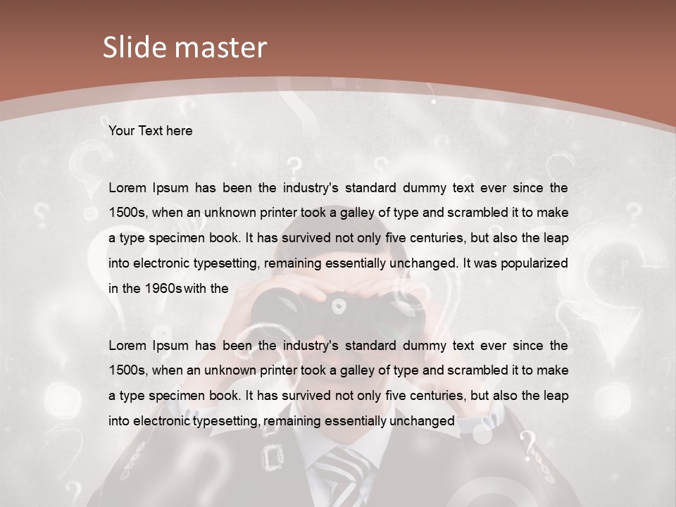 Adult Learning Looking PowerPoint Template