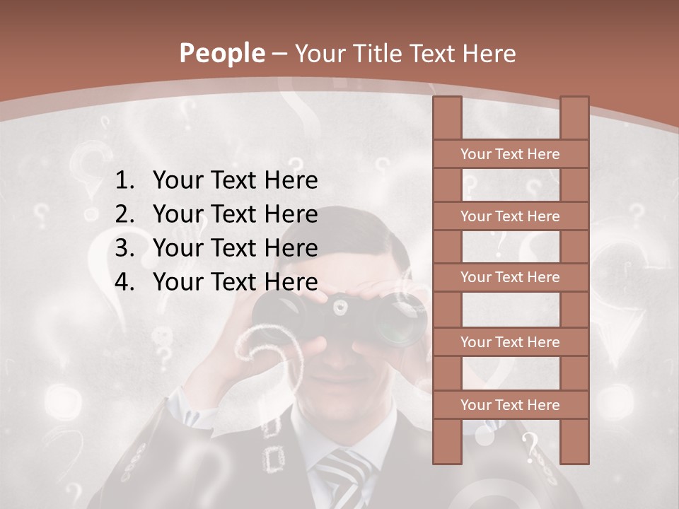 Adult Learning Looking PowerPoint Template