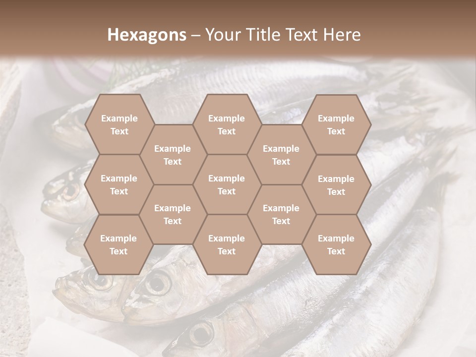 Wooden Board Food Fillet PowerPoint Template