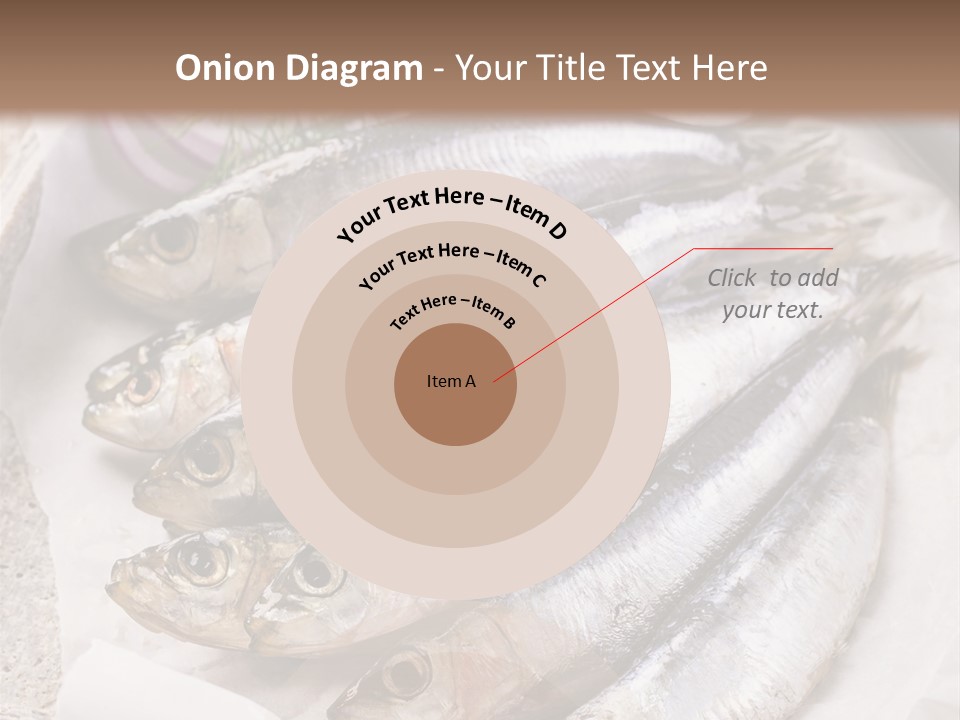 Wooden Board Food Fillet PowerPoint Template