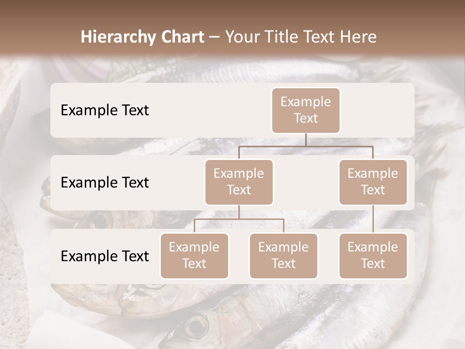 Wooden Board Food Fillet PowerPoint Template