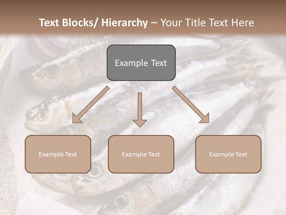 Wooden Board Food Fillet PowerPoint Template