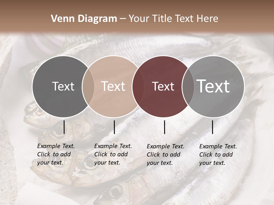 Wooden Board Food Fillet PowerPoint Template