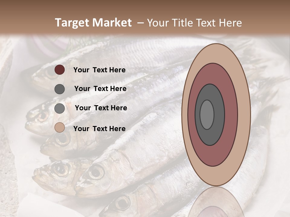 Wooden Board Food Fillet PowerPoint Template