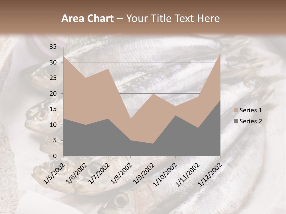 Wooden Board Food Fillet PowerPoint Template