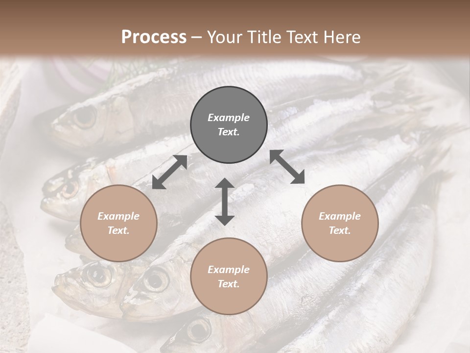 Wooden Board Food Fillet PowerPoint Template