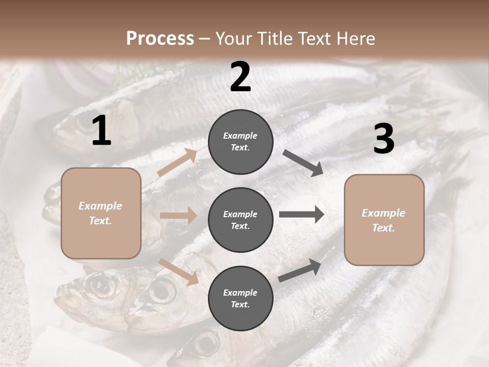 Wooden Board Food Fillet PowerPoint Template