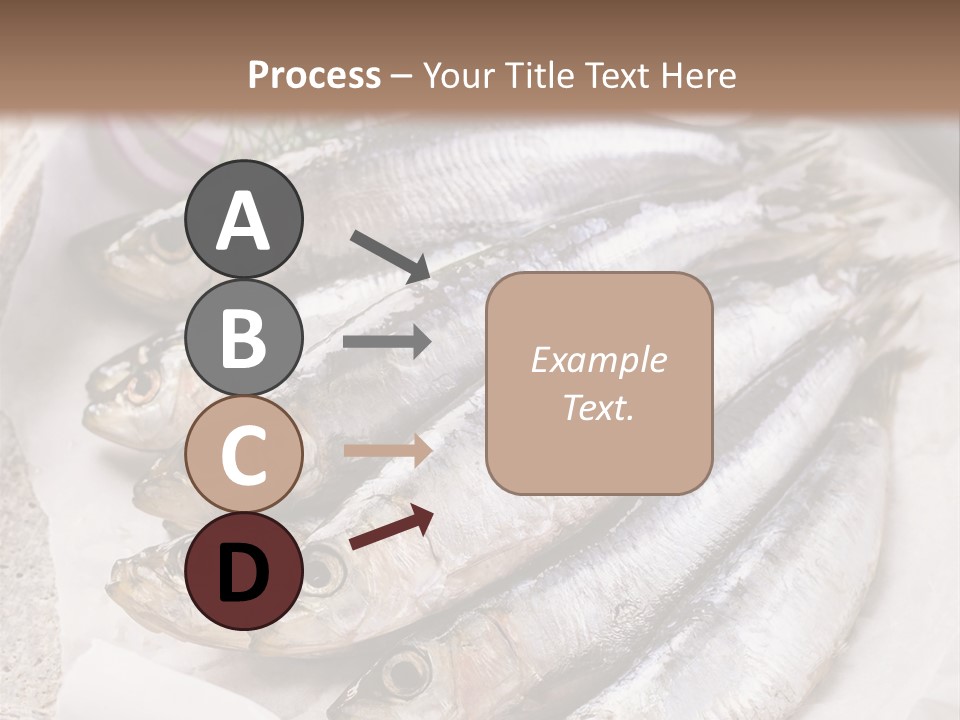 Wooden Board Food Fillet PowerPoint Template
