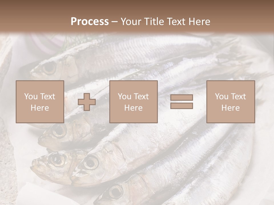 Wooden Board Food Fillet PowerPoint Template