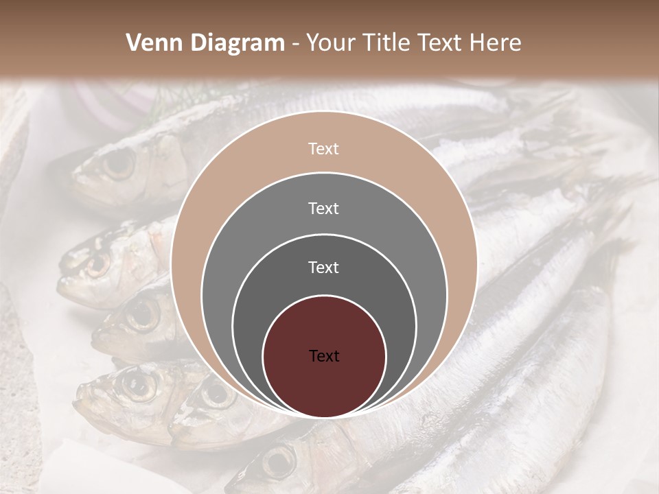 Wooden Board Food Fillet PowerPoint Template