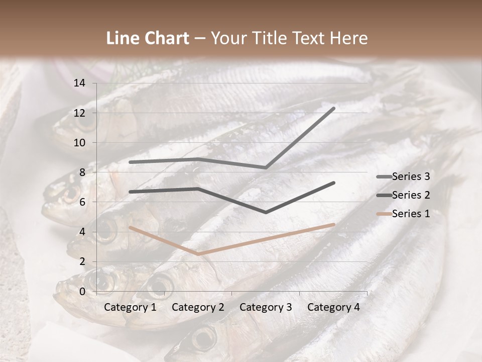 Wooden Board Food Fillet PowerPoint Template