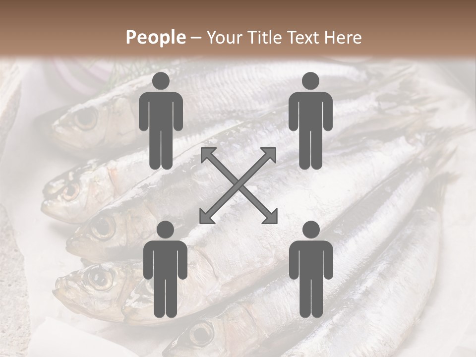 Wooden Board Food Fillet PowerPoint Template