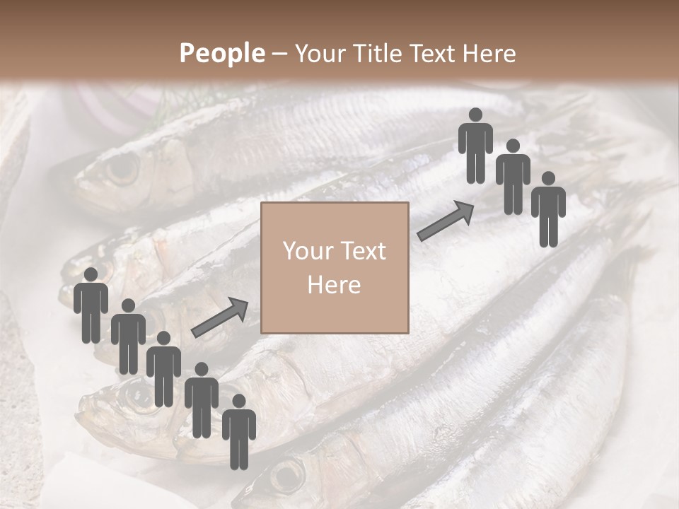 Wooden Board Food Fillet PowerPoint Template