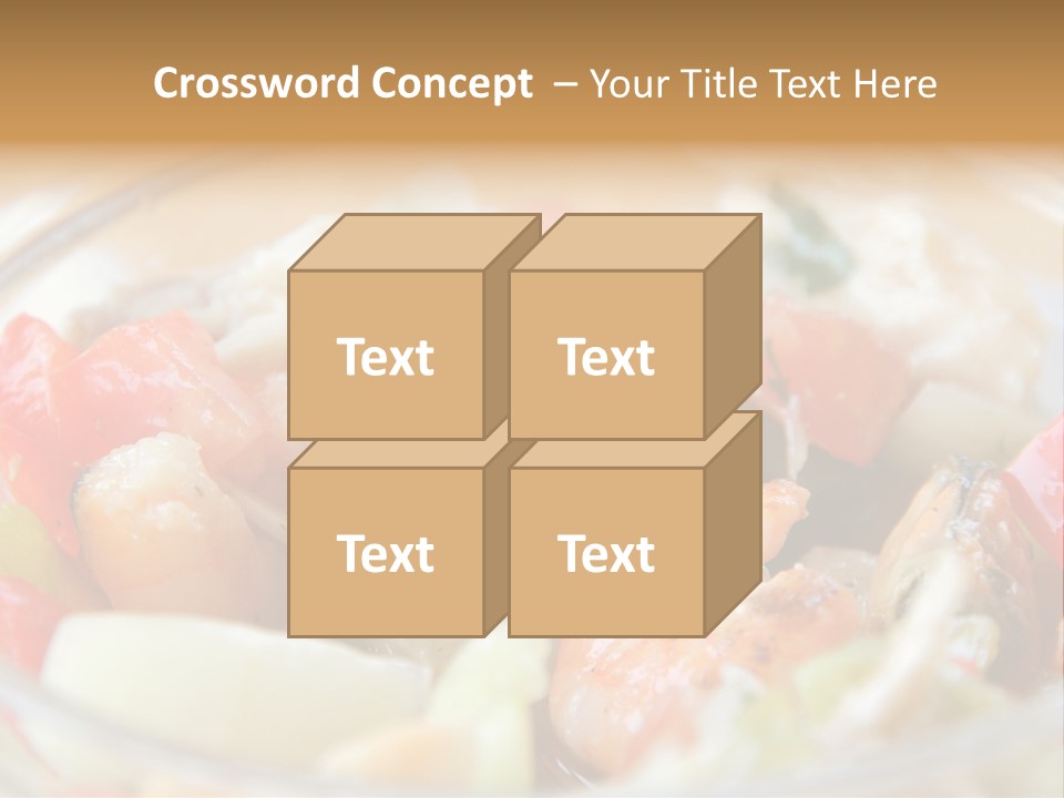 Nutrition Crab Vitamin PowerPoint Template