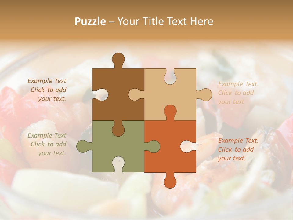 Nutrition Crab Vitamin PowerPoint Template