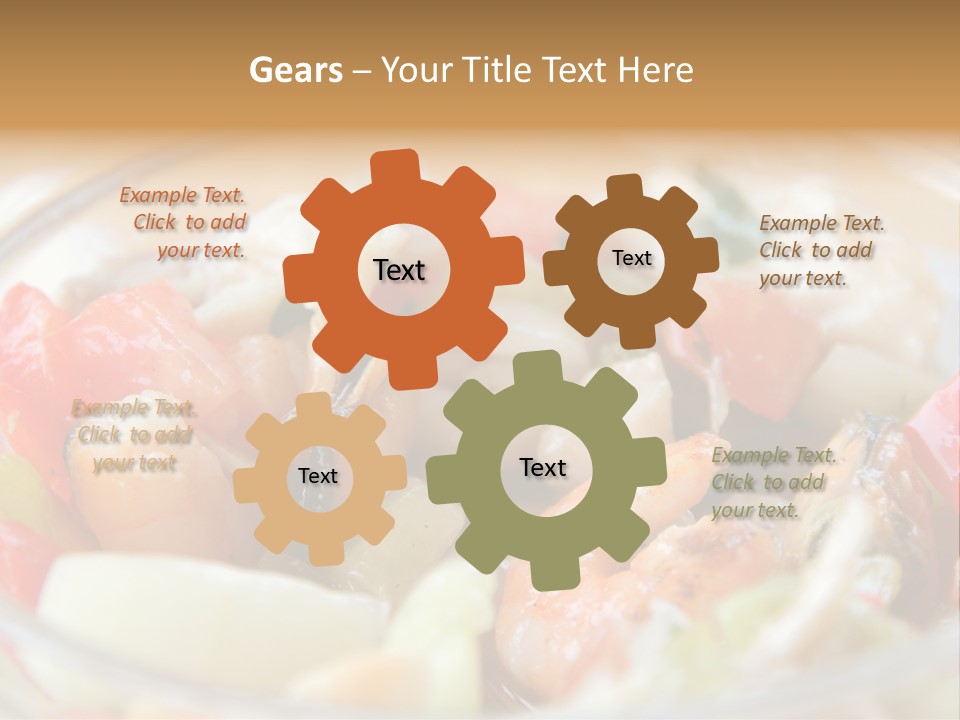 Nutrition Crab Vitamin PowerPoint Template
