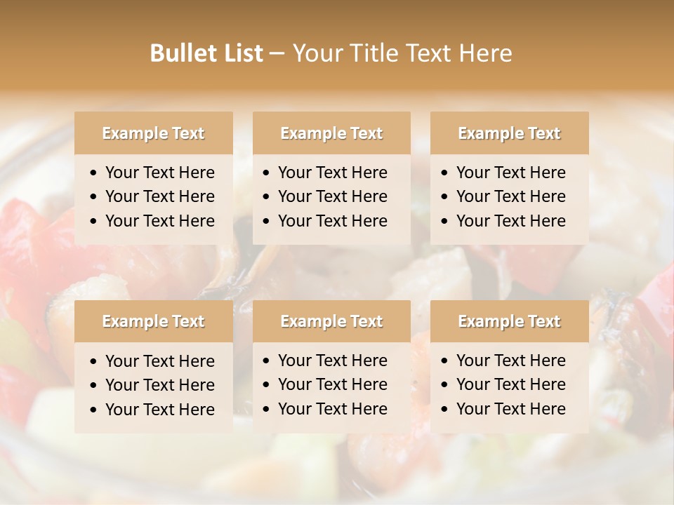 Nutrition Crab Vitamin PowerPoint Template