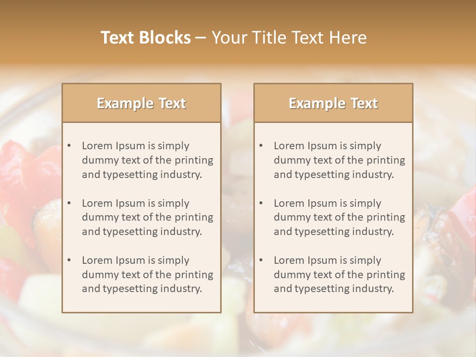 Nutrition Crab Vitamin PowerPoint Template