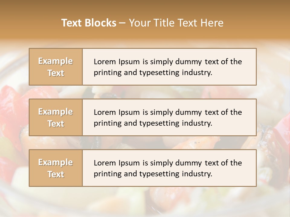 Nutrition Crab Vitamin PowerPoint Template